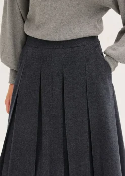 Falda midi