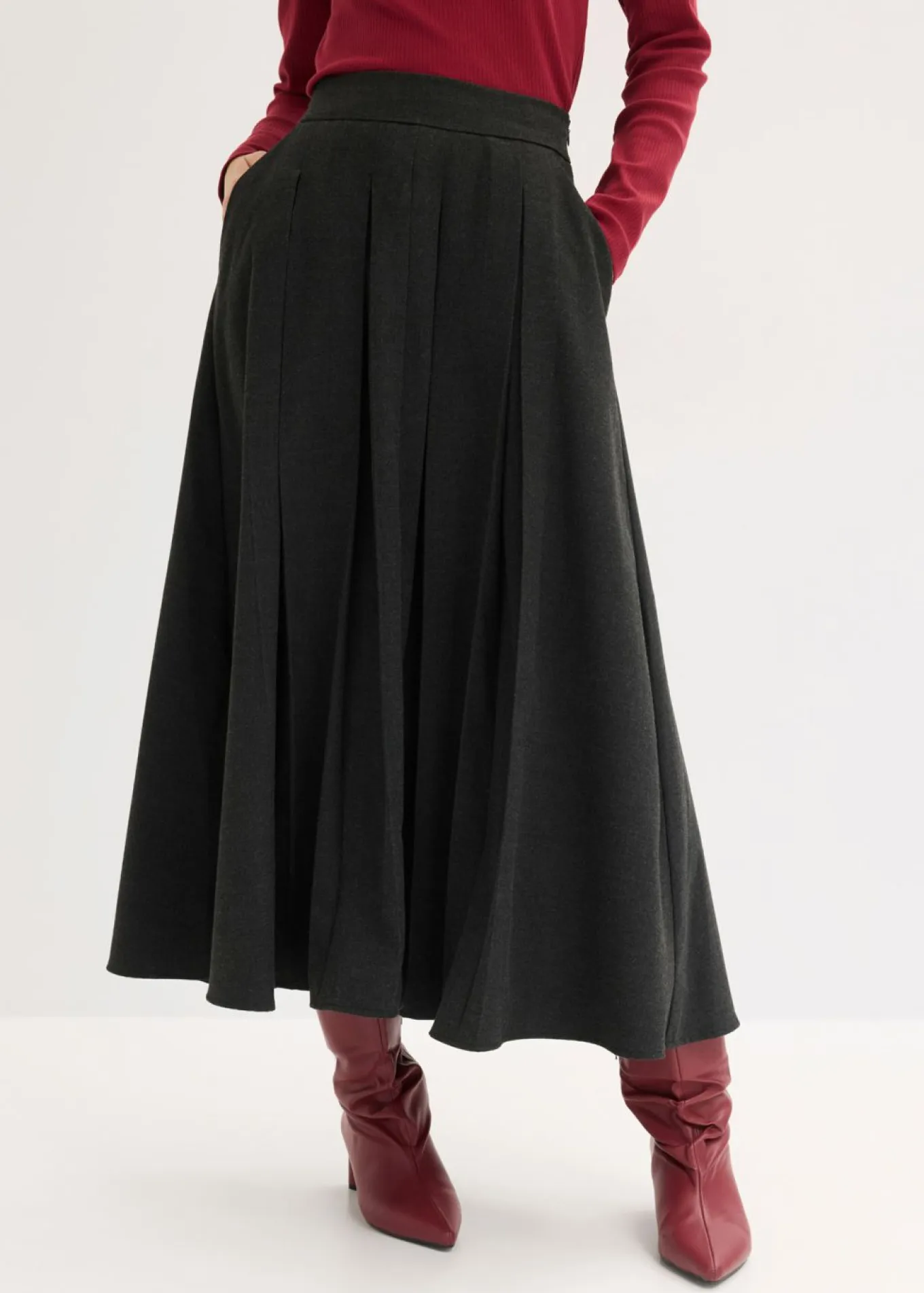 Falda midi