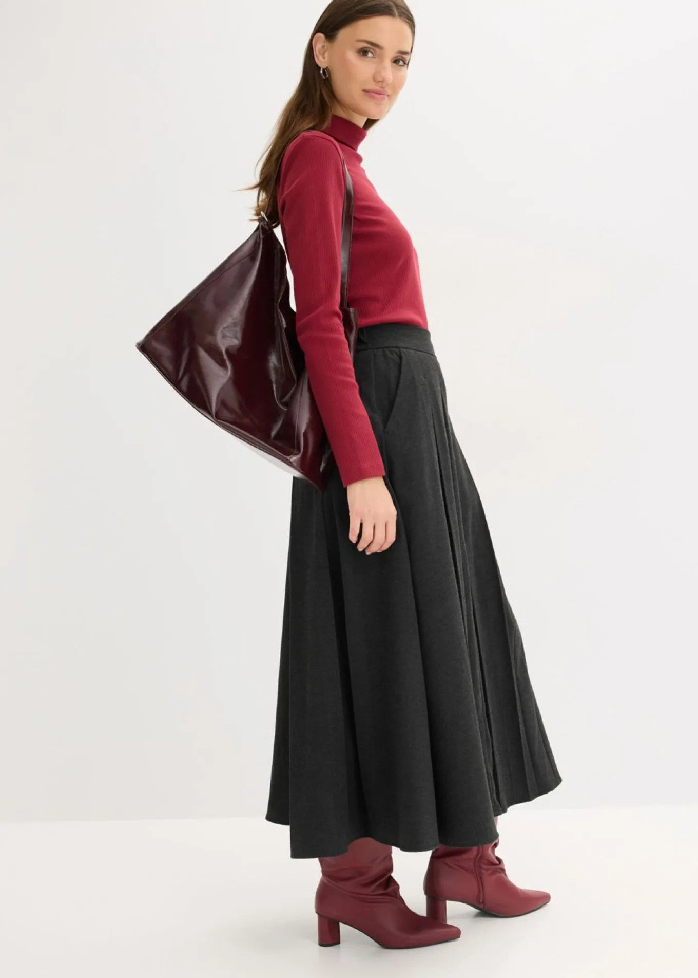 Falda midi