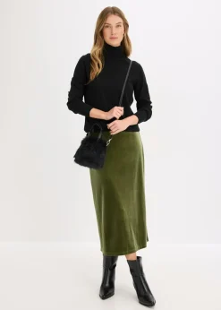 Falda midi