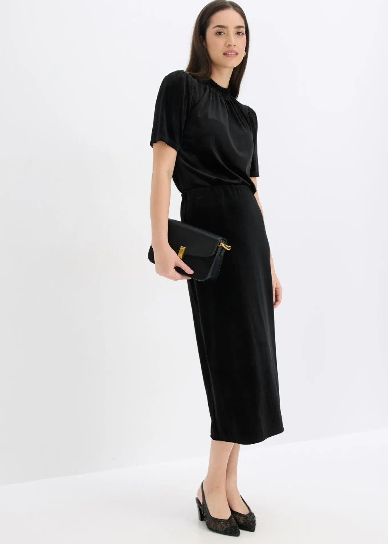 Falda midi