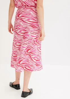 Falda midi con cintura cómoda