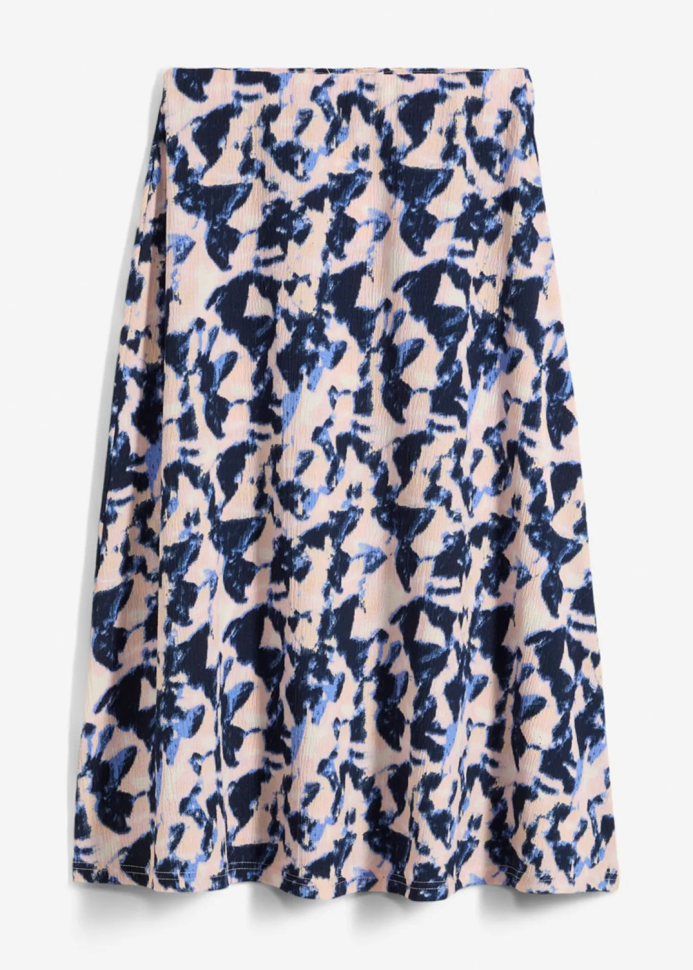 Falda midi con corte ancho