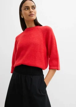 Falda midi de algodón puro