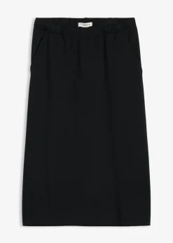 Falda midi de suave neopreno