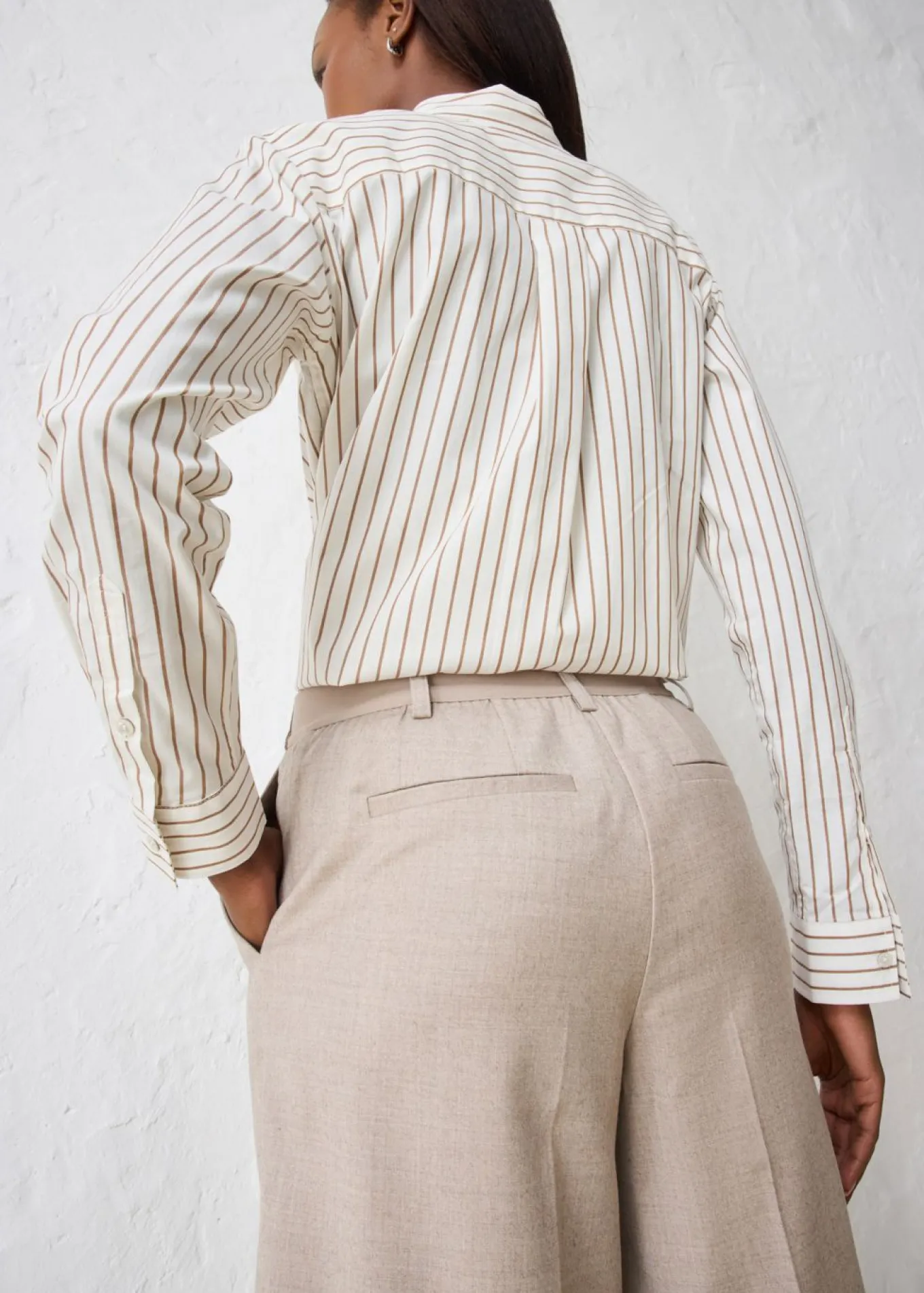 Falda pantalón con contenido de lana
