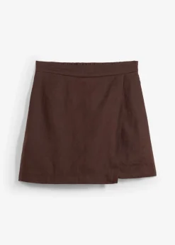 Falda pantalón de lino puro