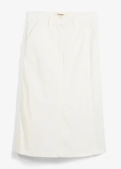 Falda pantalón de mezcla de algodón elástico