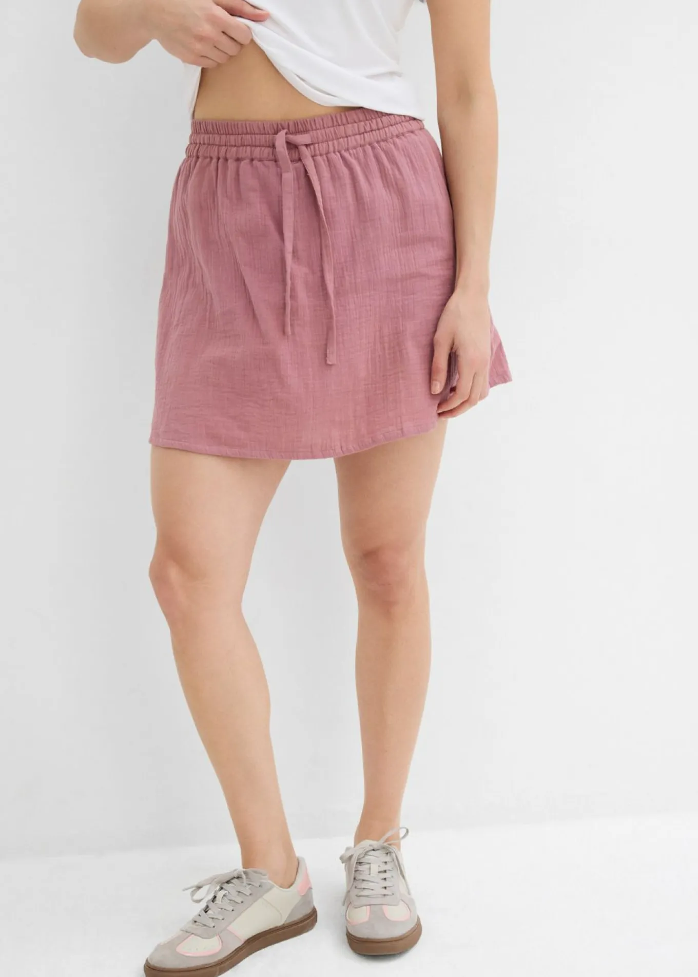 Falda pantalón de muselina