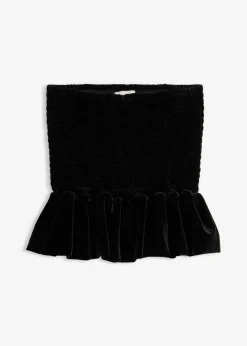 Falda pantalón de terciopelo suave