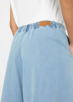 Falda pantalón, vaquera, wide-leg
