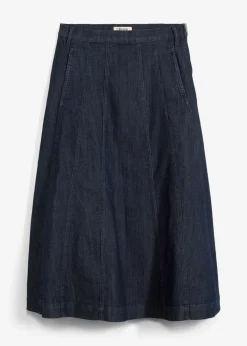Falda vaquera midi