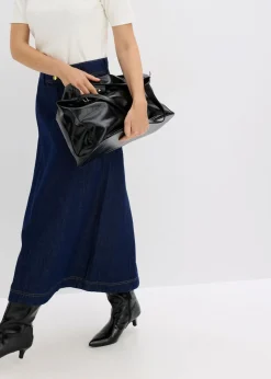 Falda vaquera midi