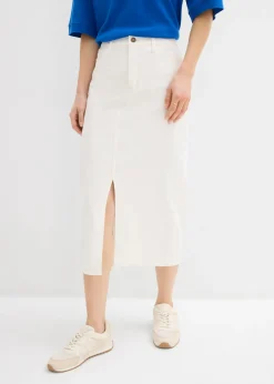 Falda vaquera midi