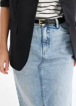 Falda vaquera midi