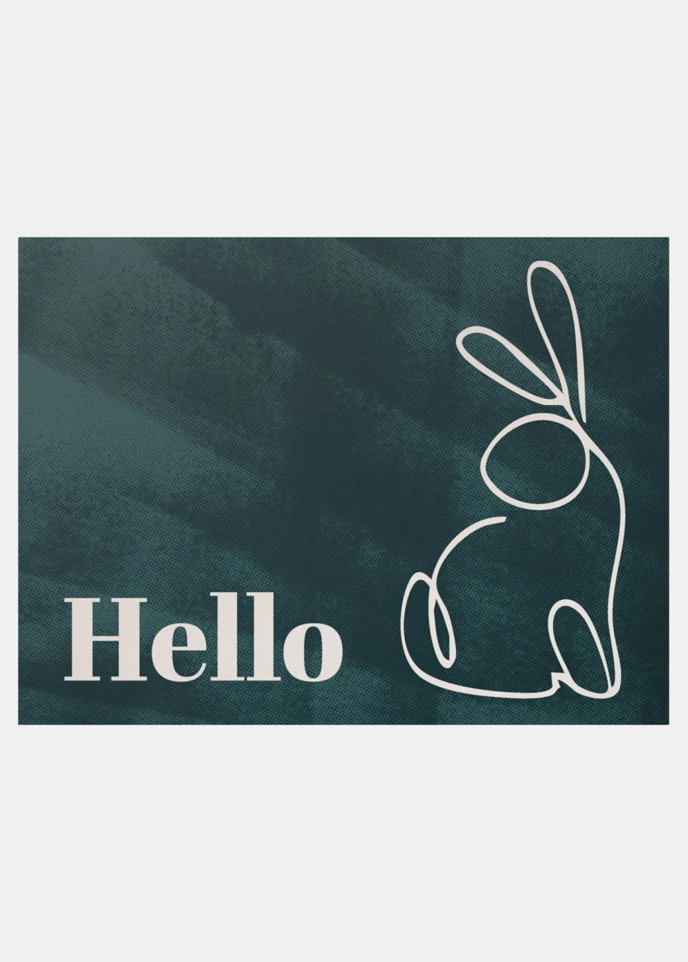 Felpudo lavable con diseño de Pascua