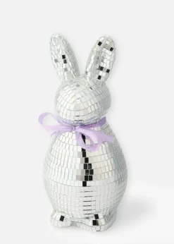 Figura decorativa de conejo brillante