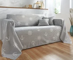 Funda de cojín con diseño marinero (2 unidades)