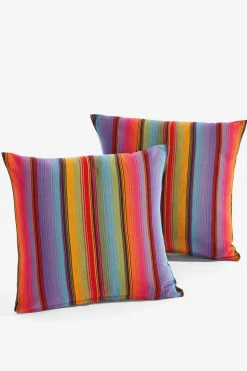 Funda de cojín con rayas (2 unidades)