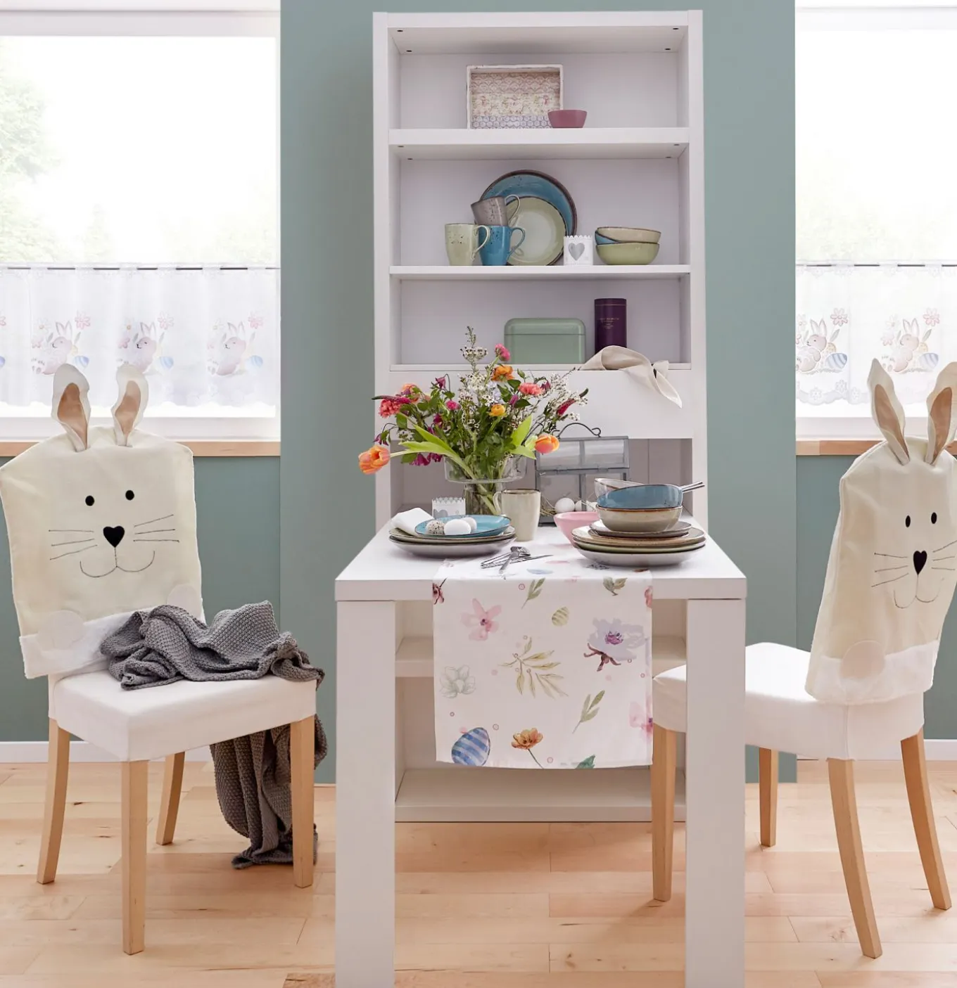 Funda para silla en forma de conejo (4 unidades)
