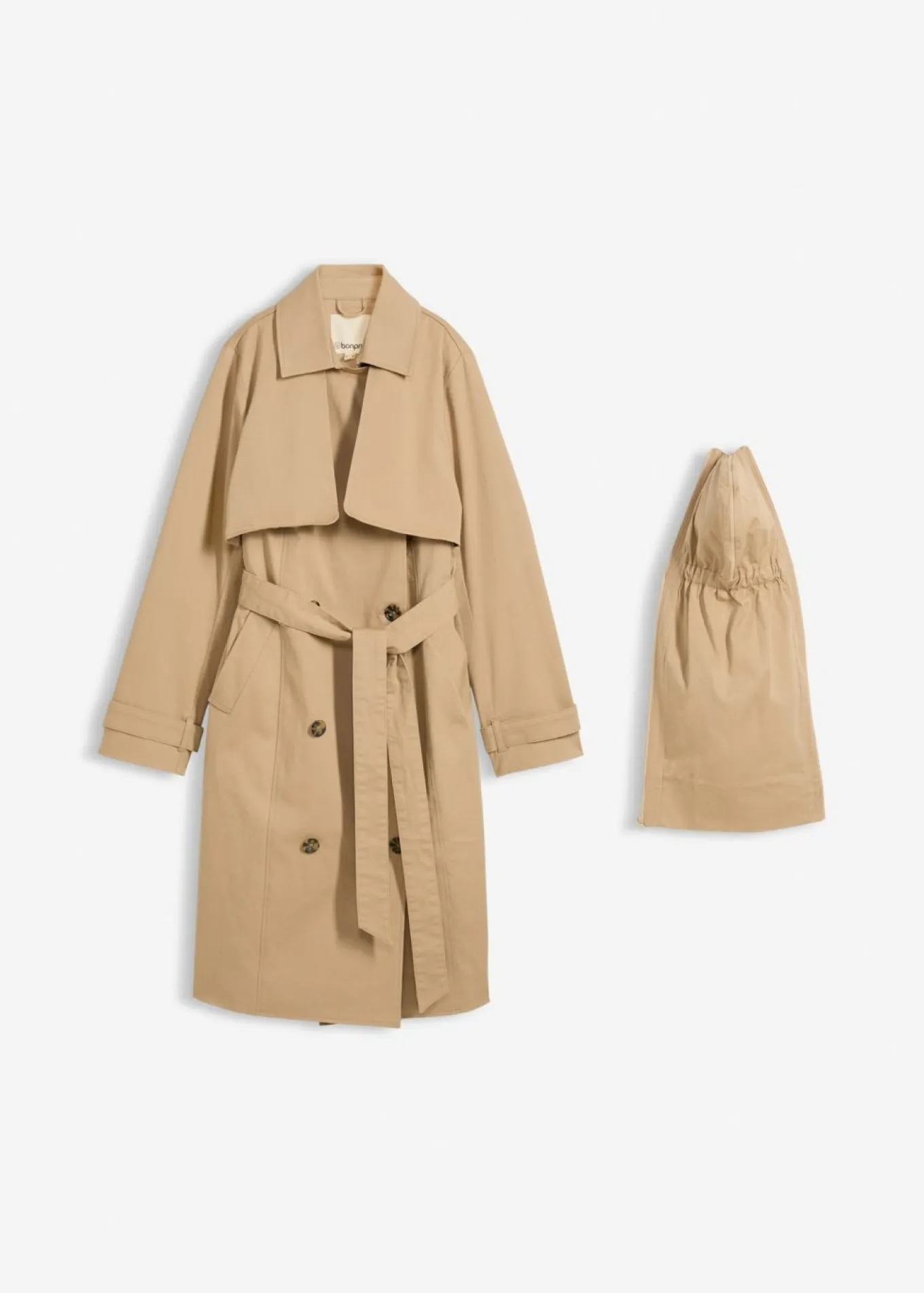 Gabardina 3 en 1 con inserto de porteo para durante y después del embarazo