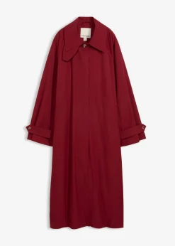 Gabardina con trabillas