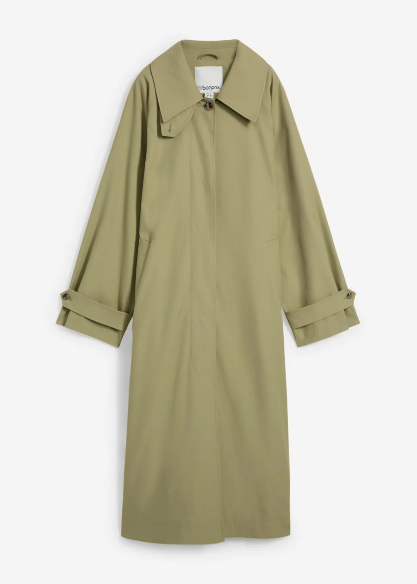 Gabardina con trabillas