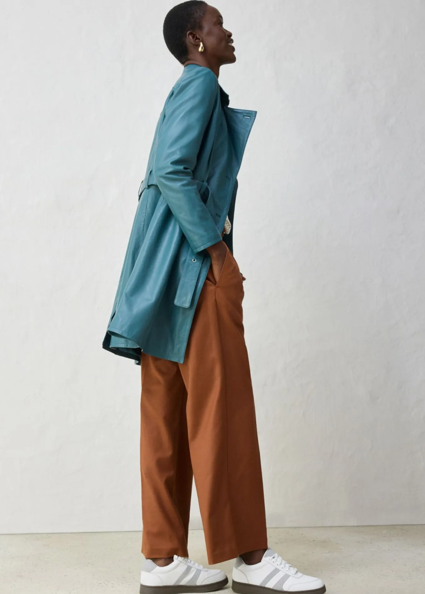 Gabardina de napa de cordero