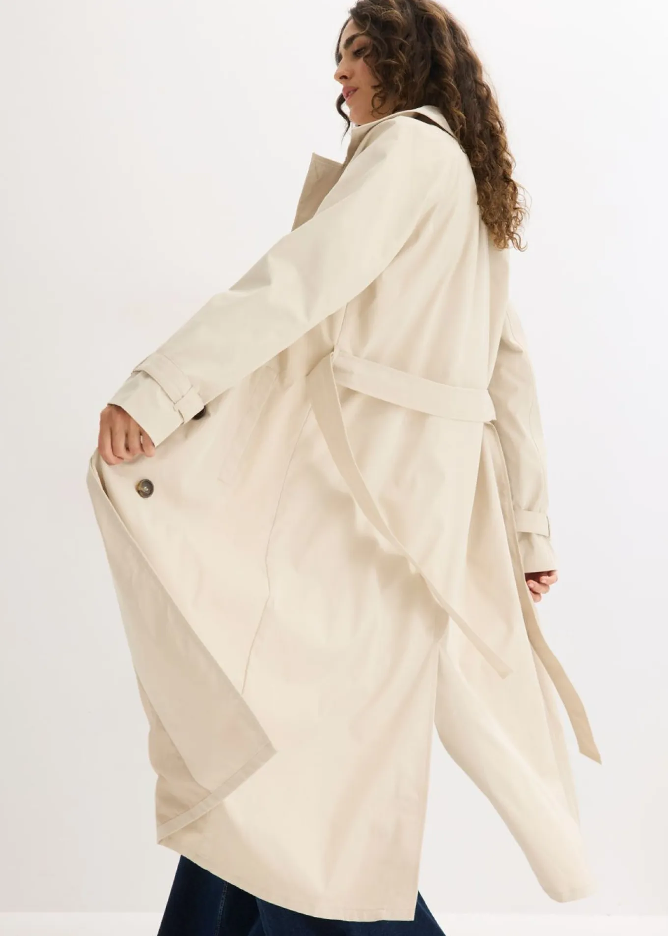 Gabardina forrada