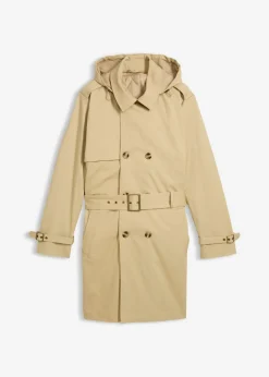 Gabardina impermeable 2 en 1 con capucha desmontable
