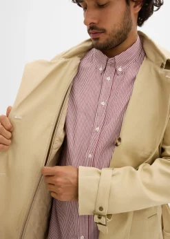 Gabardina impermeable 2 en 1 con capucha desmontable
