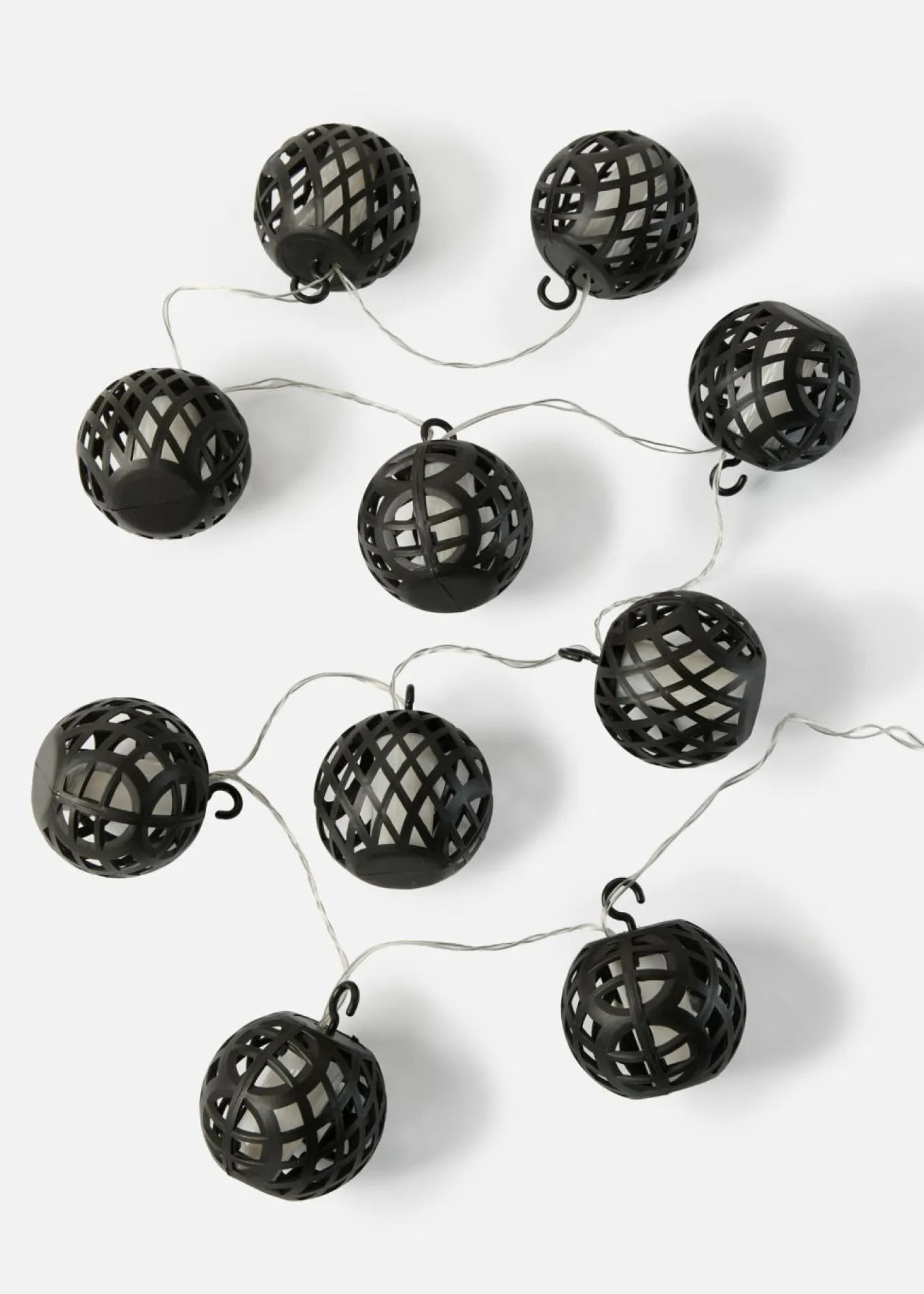 Guirnalda de luces LED con bolas de malla