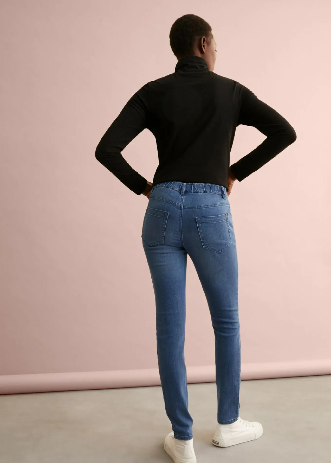Jeggings de talle medio