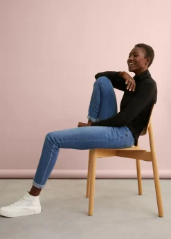 Jeggings de talle medio