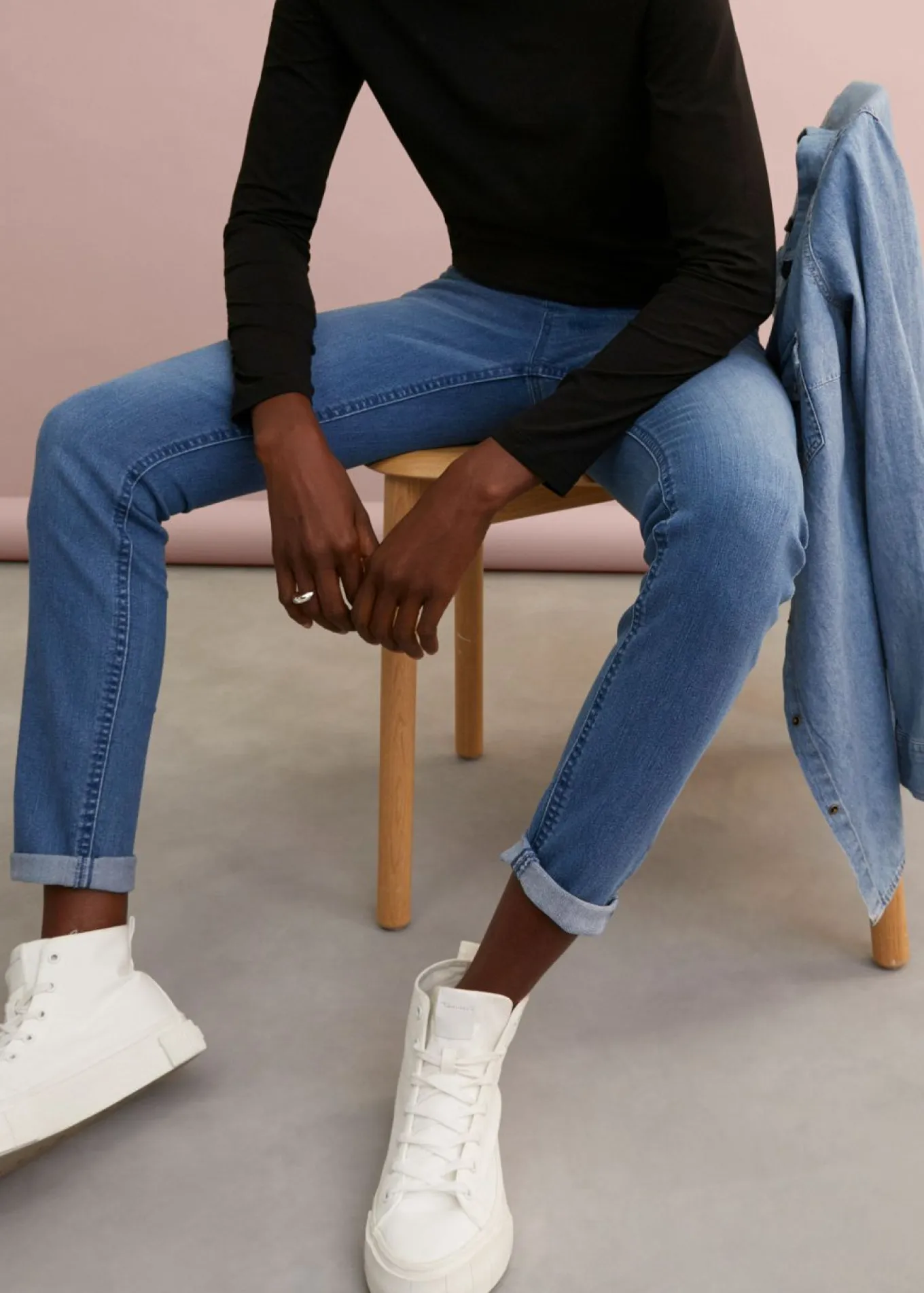 Jeggings de talle medio