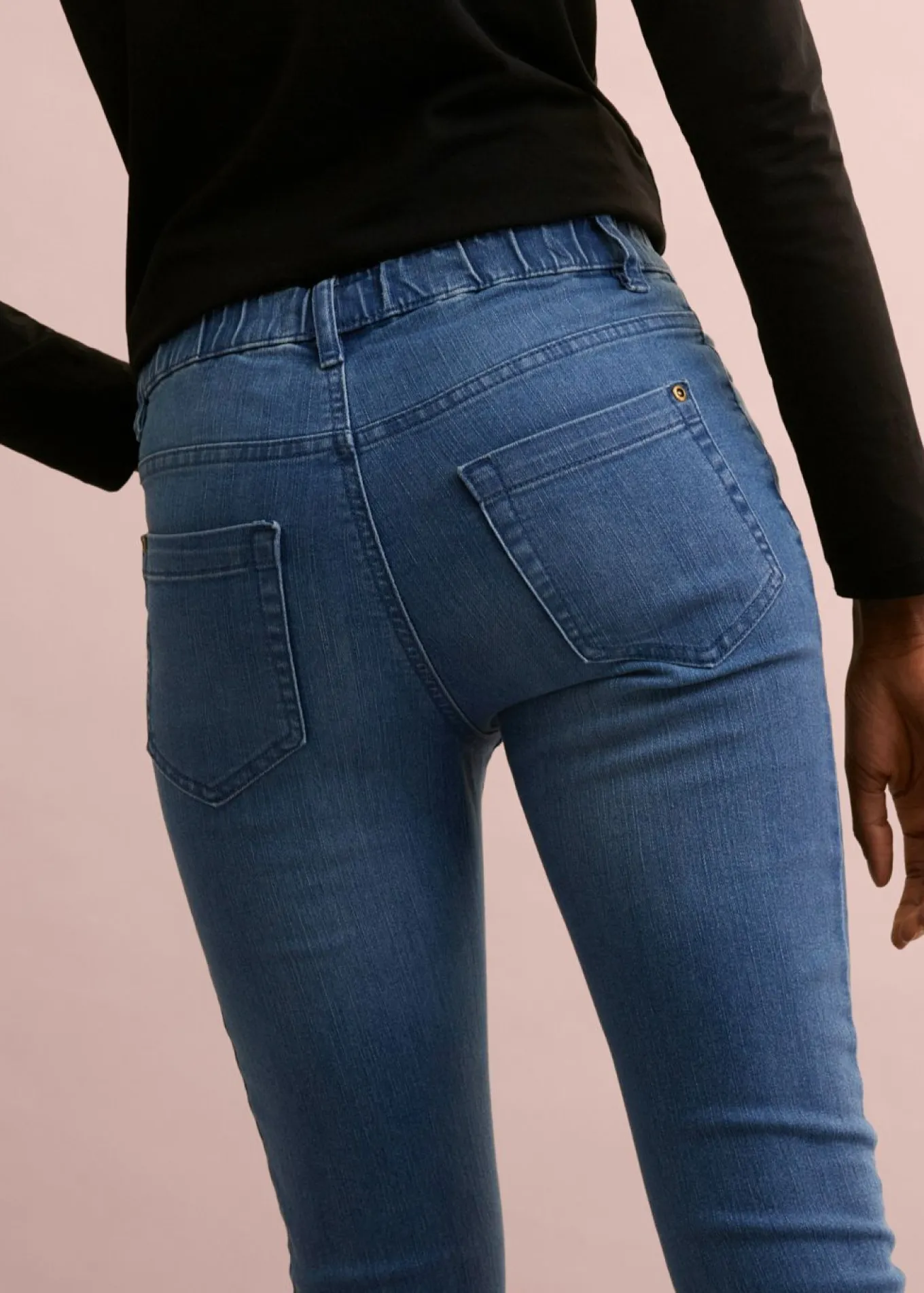 Jeggings de talle medio