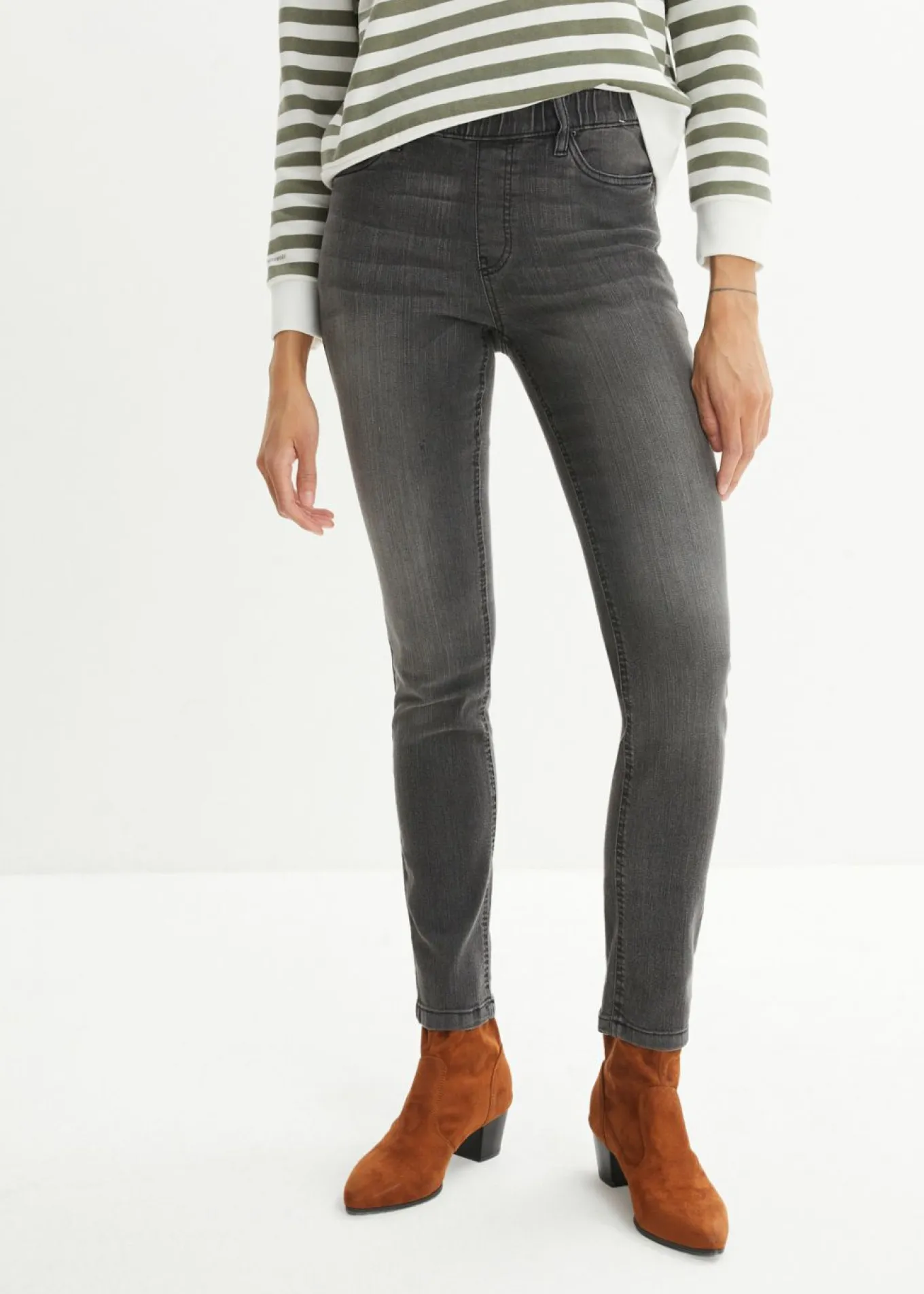 Jeggings de talle medio