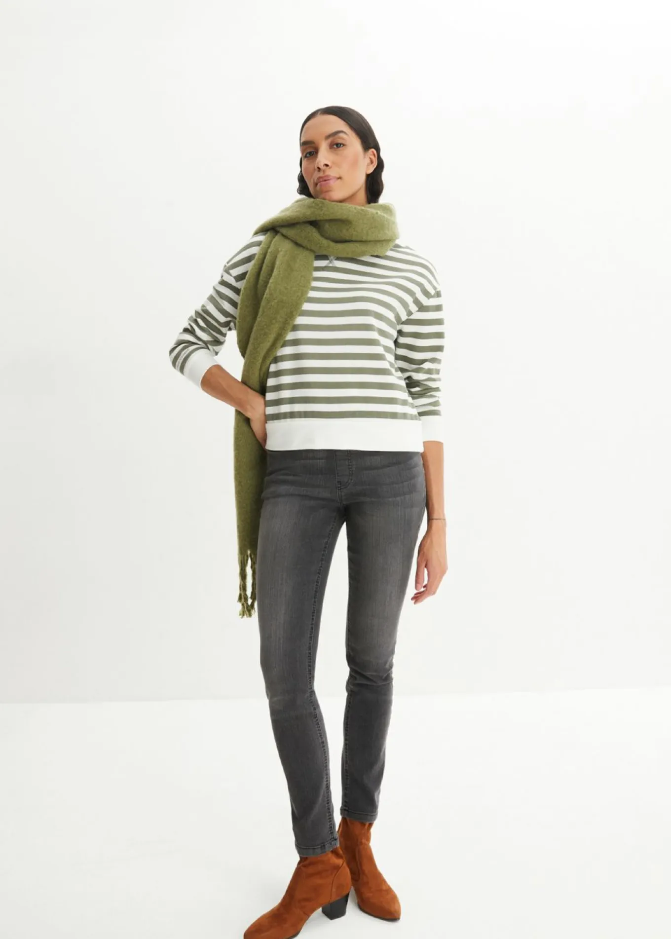 Jeggings de talle medio