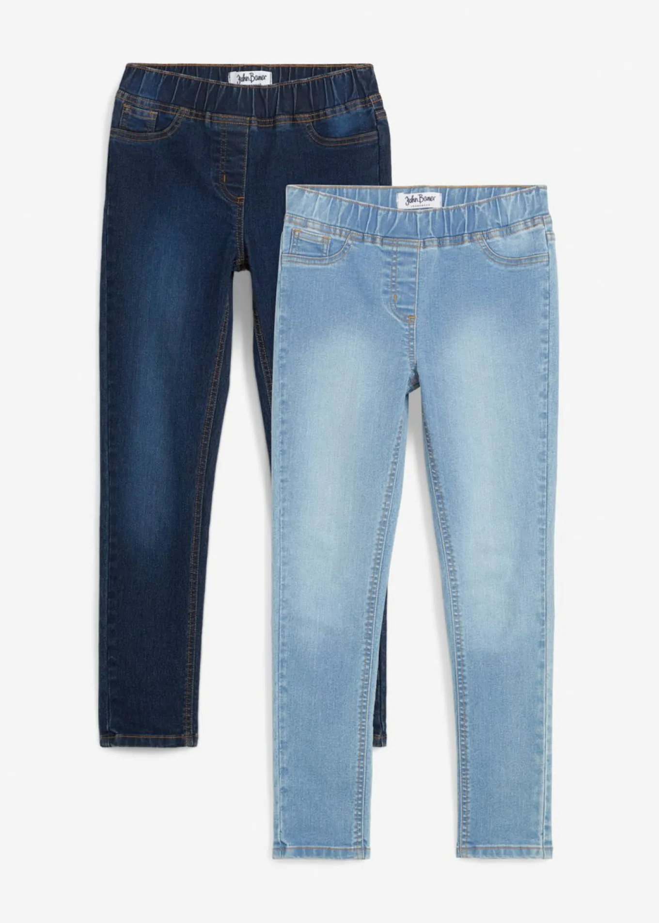 Jeggings de talle medio (2 unidades)