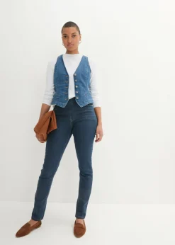 Jeggings elásticos con cintura cómoda y ancha