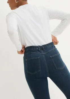 Jeggings elásticos con cintura cómoda y ancha