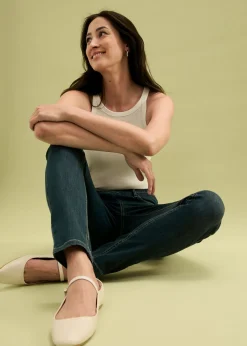 Jeggings elásticos con cintura cómoda y ancha