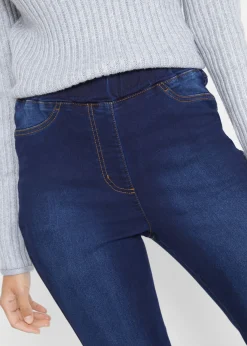 Jeggings elásticos, térmicos y funcionales, de tiro alto con cintura cómoda