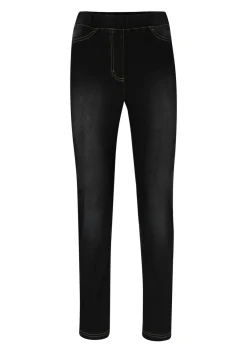 Jeggings elásticos, térmicos y funcionales, de tiro alto con cintura cómoda