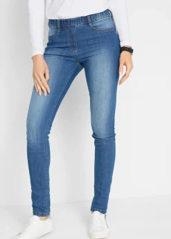 Jeggings mid waist, con cintura cómoda