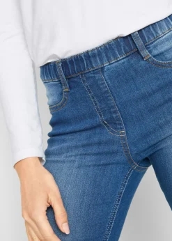 Jeggings mid waist, con cintura cómoda