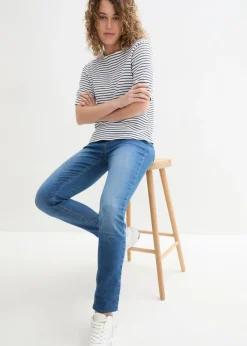 Jeggings mid waist, con cintura cómoda