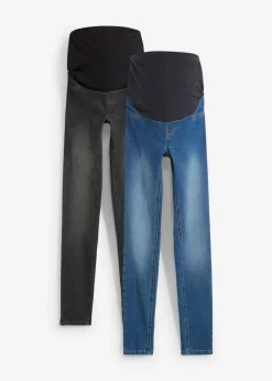 Jeggings premamá con algodón (2 unidades), skinny
