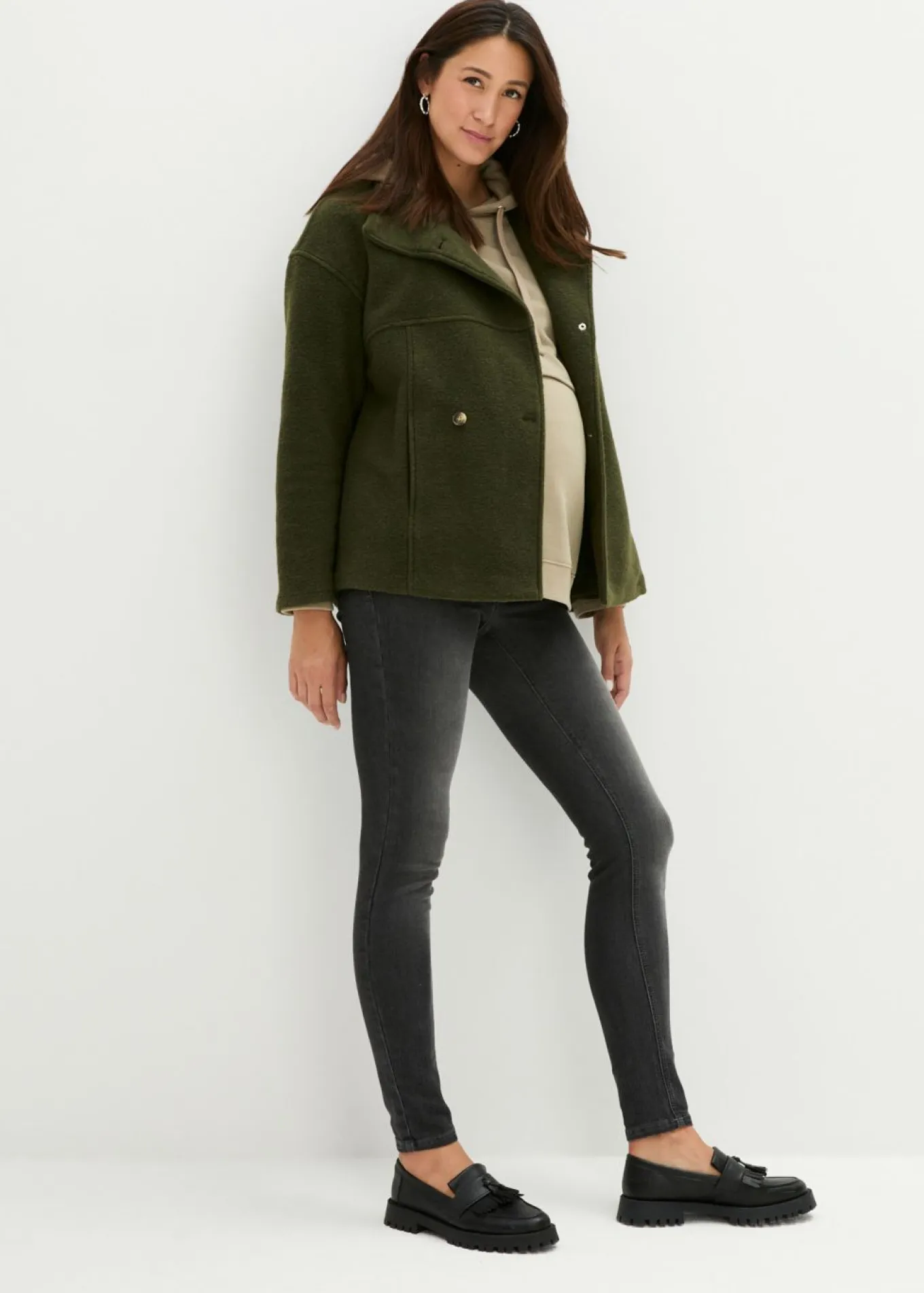 Jeggings premamá con algodón (2 unidades), skinny