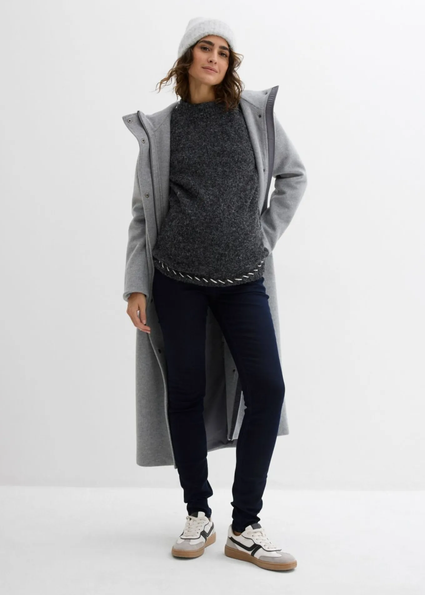 Jeggings premamá con contenido elástico y corte pitillo